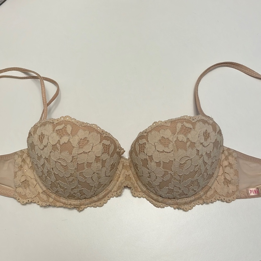 PINK - Date Push Up Bra